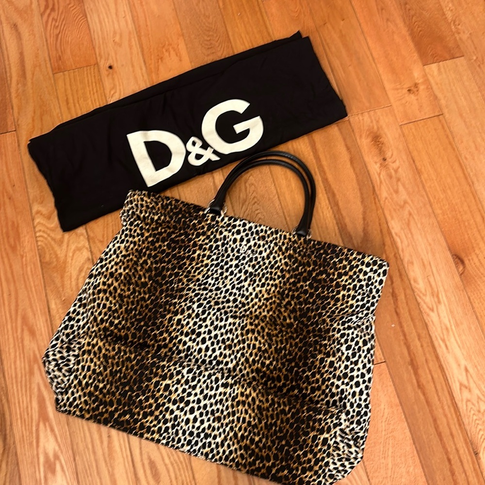 Dolce Gabbana, leopard tote bag